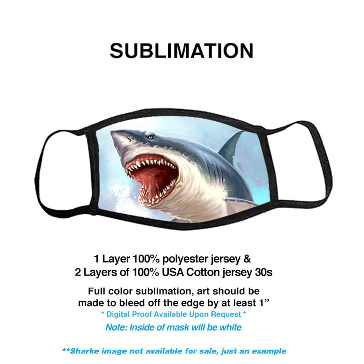 2 LAYER FACE MASK - SUBLIMATION